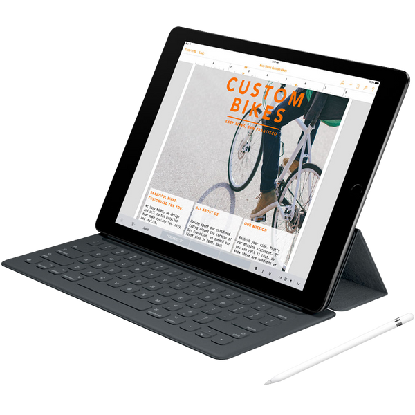 【美品】iPad Pro 9.7 インチ128GB Apple Pencil付き Apple 9.7 Ipad Pro With Apple Smart Keyboard And Apple